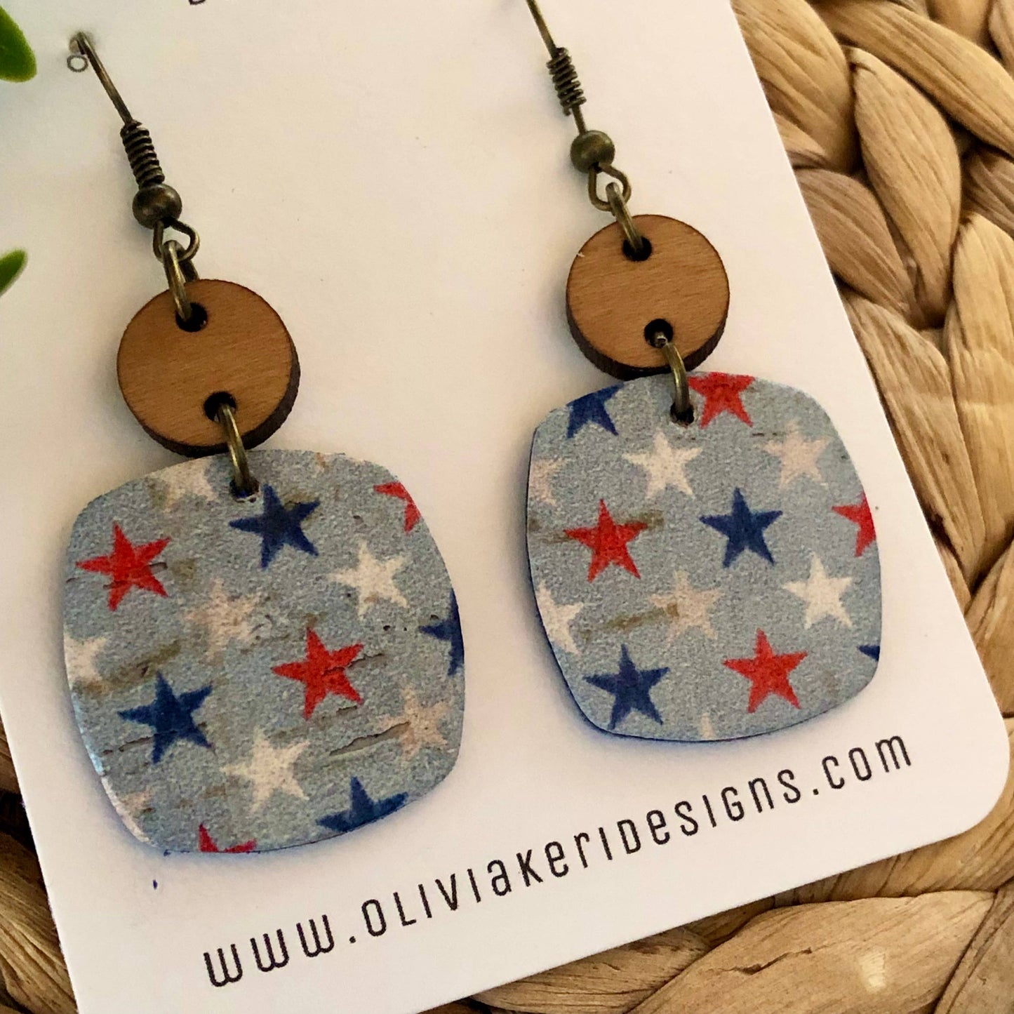 Nora - Patriotic Blue Stars Spring-Summer Olivia Keri Designs