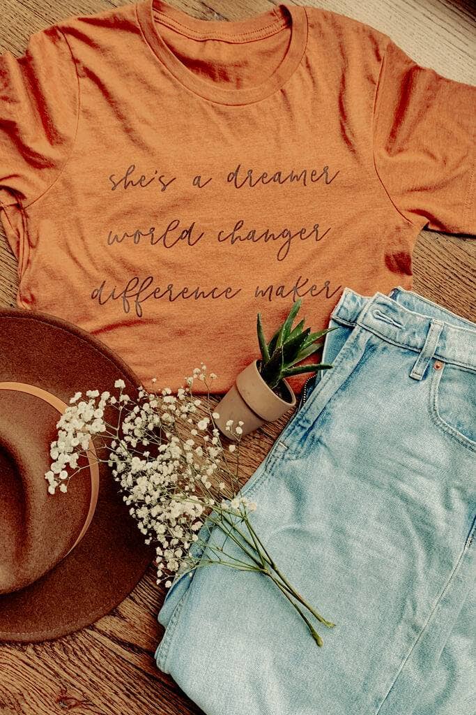 She's a Dreamer Tee Fall-Winter Crowned Free