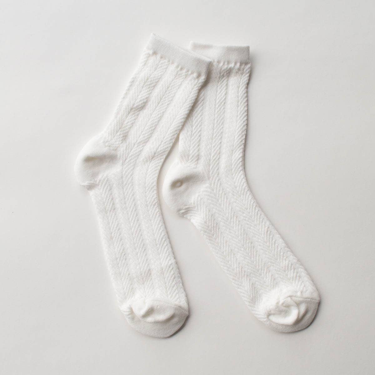 ZigZag Solid Color Socks Fall-Winter Tiepology