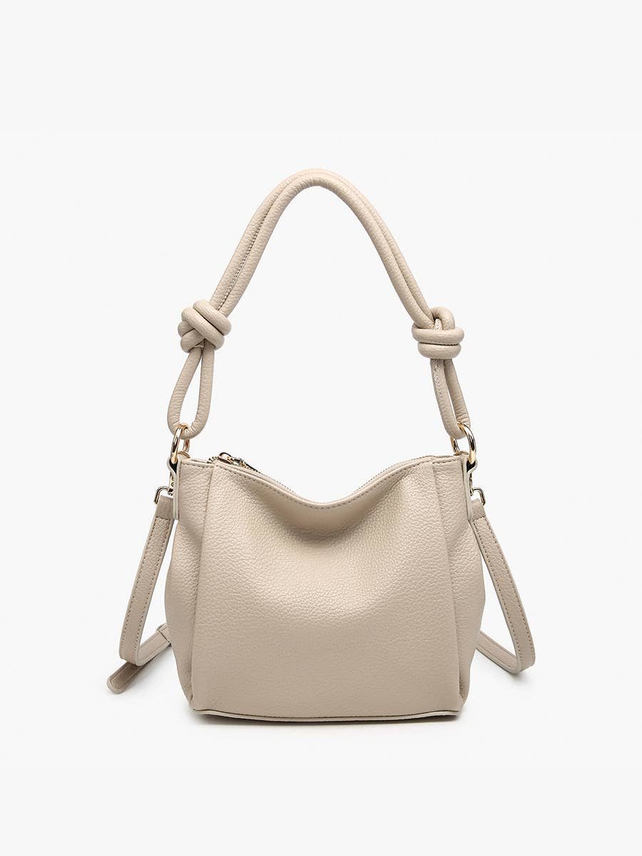 Chicago Knotted Shoulder Bag w/ Long Strap
