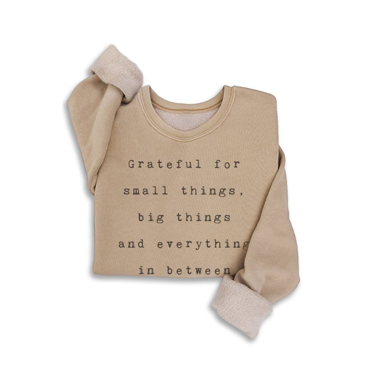 GRATEFUL FOR SMALL THINGS MINERAL SWEATSHIRTS Fall-Winter HRTandLUV