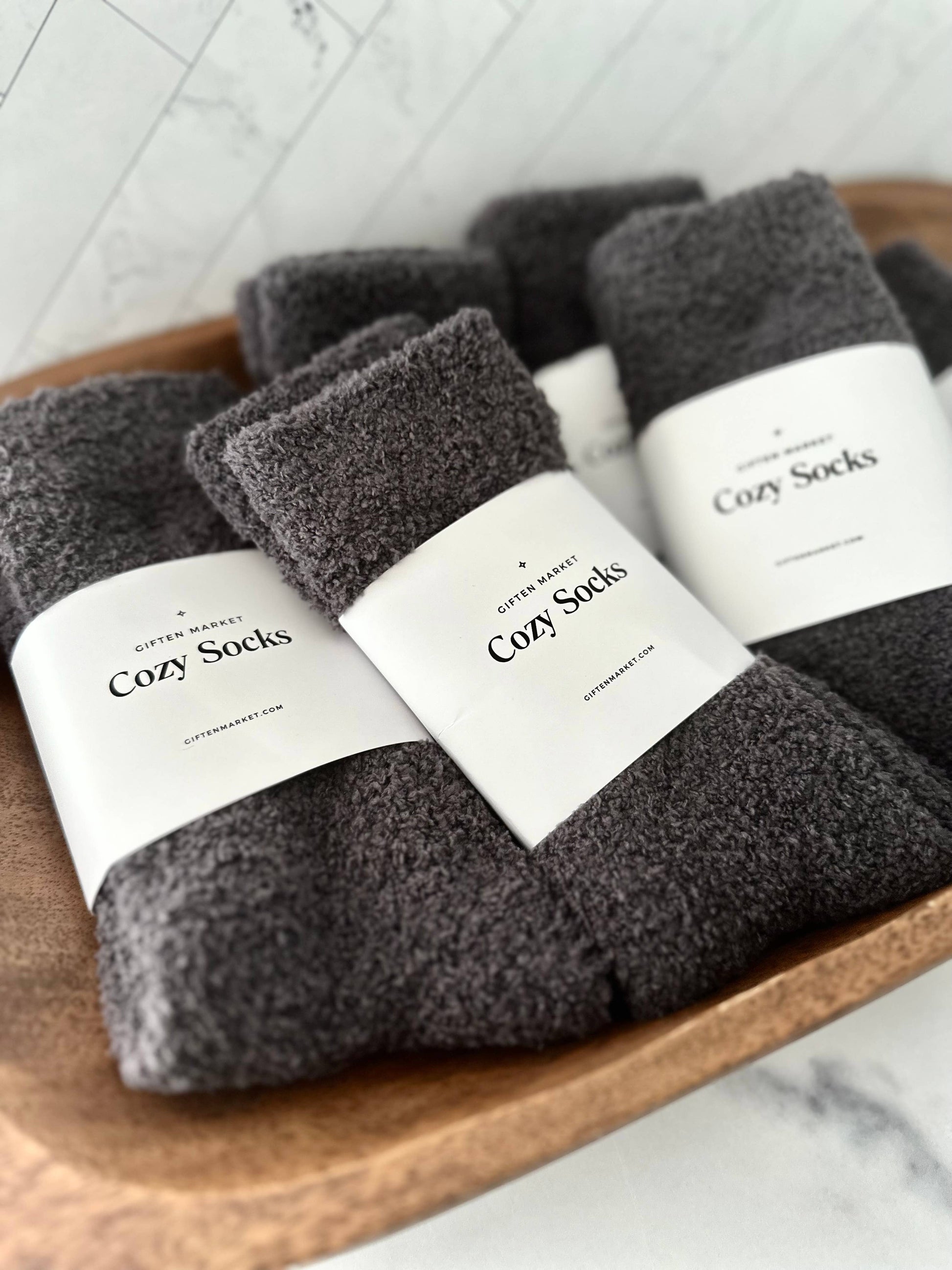 Cozy Cloud Socks - Charcoal Fall-Winter Giften Market