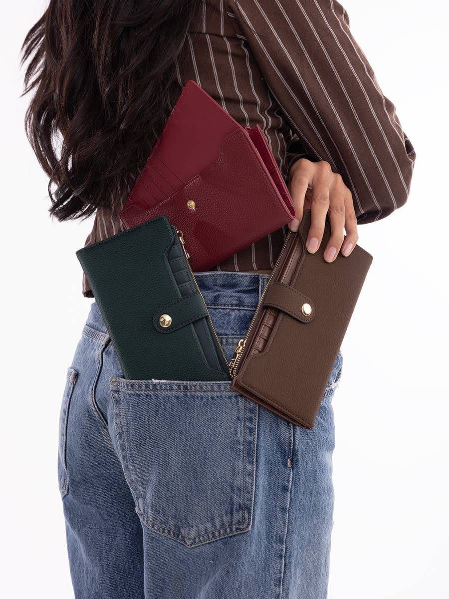 Violet RFID Fold-Out Wallet w/ Card Slot | WL2792RF