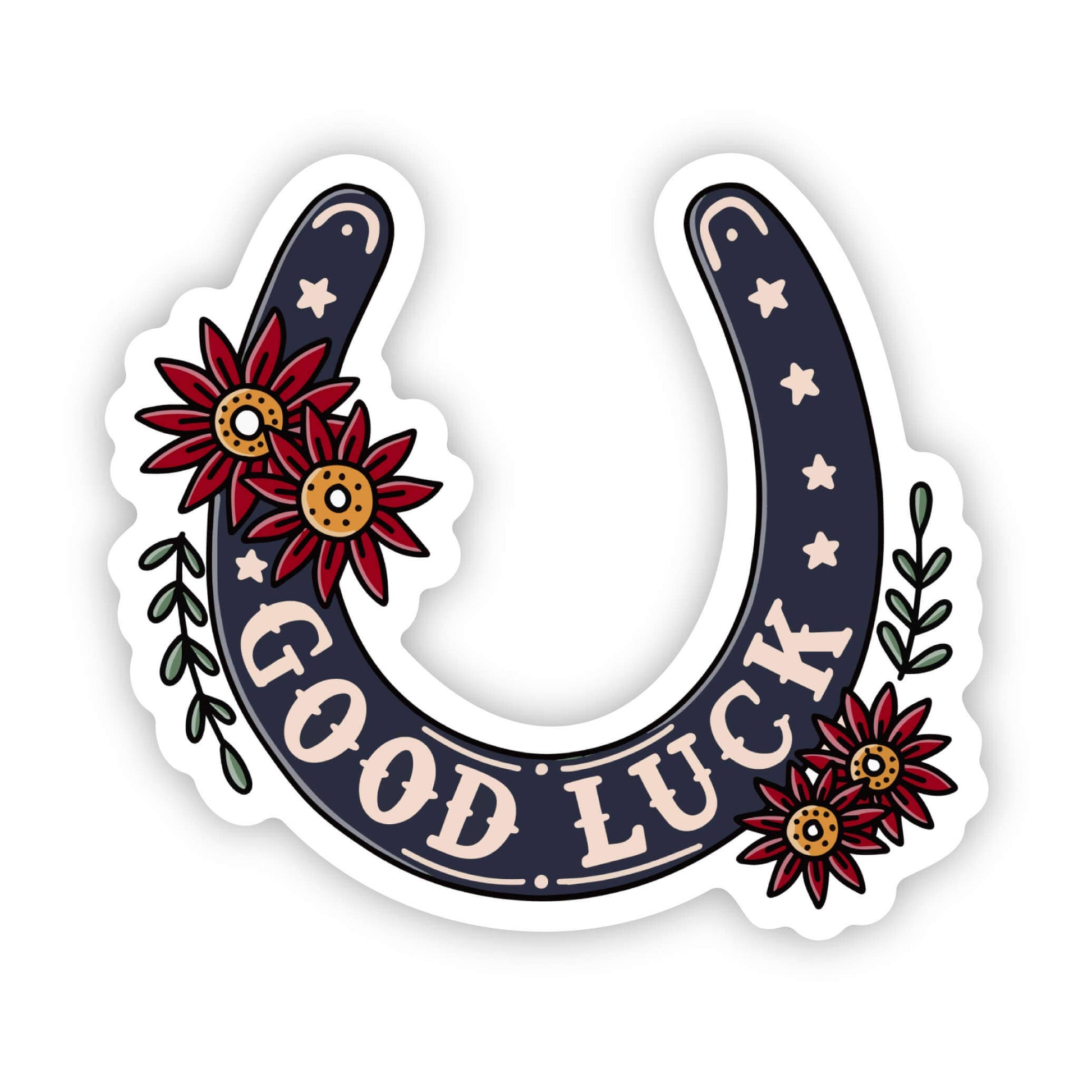 Good Luck Horse Shoe Sticker Core Big Moods