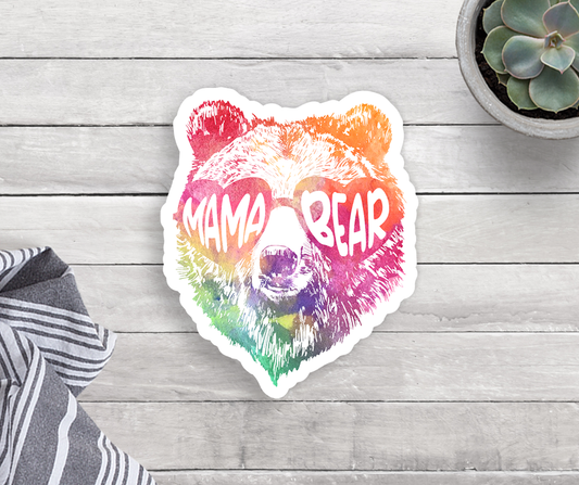 Mama Bear Vinyl Sticker Core Expression Design Co