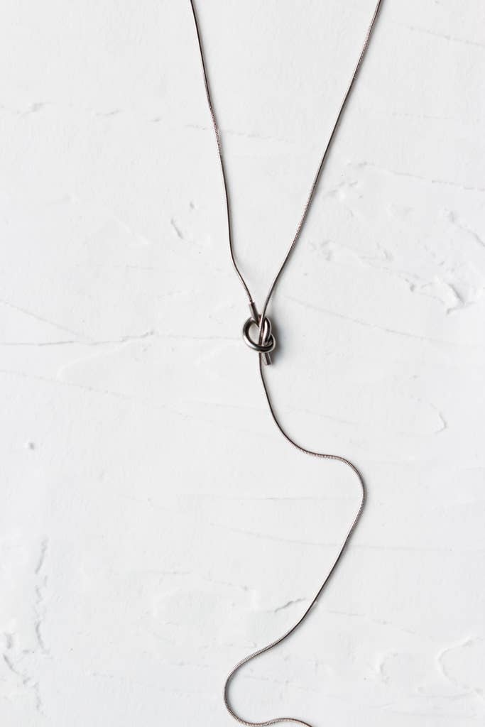 Eternity Necklace - Silver -  Made by Survivors Core Crowned Free
