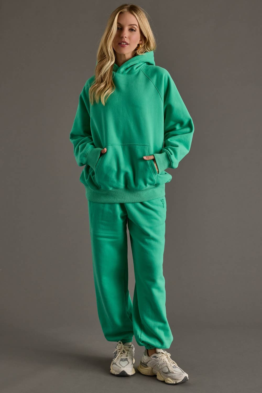 Green Panache Hooded Sweatshirt