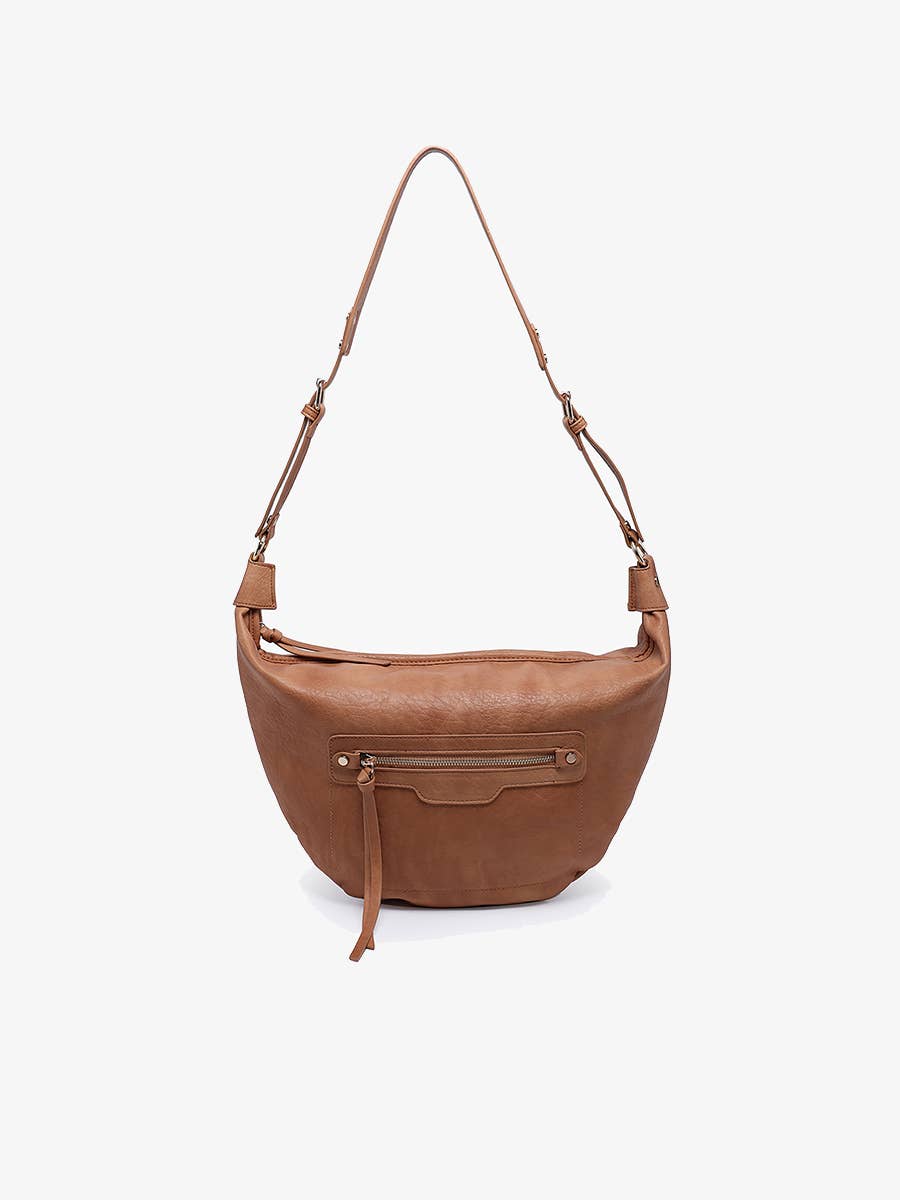 Leigh Distressed Hobo Bag