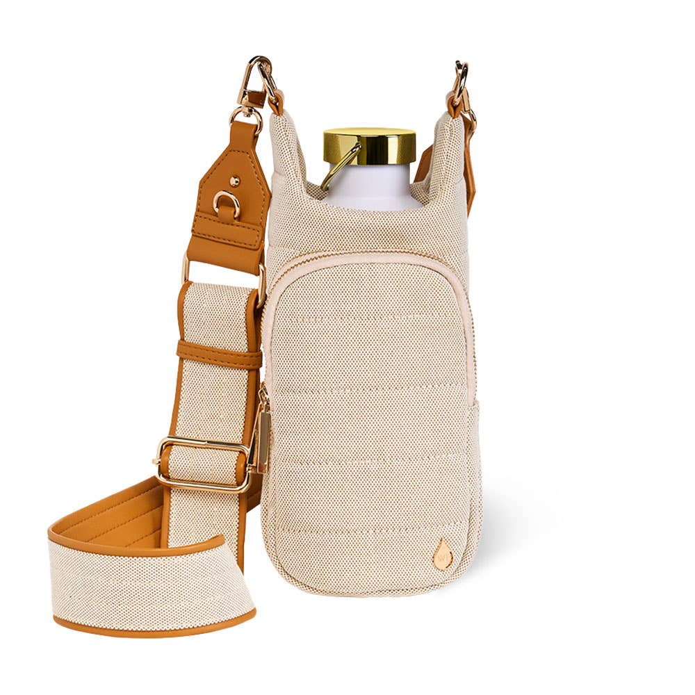 WanderFull - Original HydroBag - Oatmeal Canvas HydroBag® with Canvas and Vegan Leather Strap