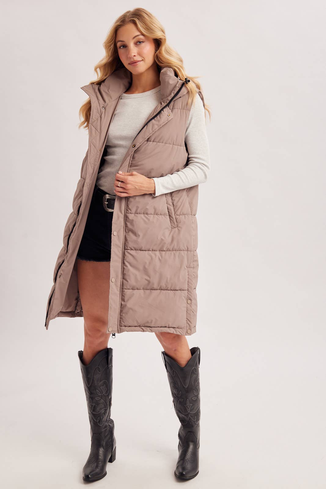 QUILTED PUFFER VEST