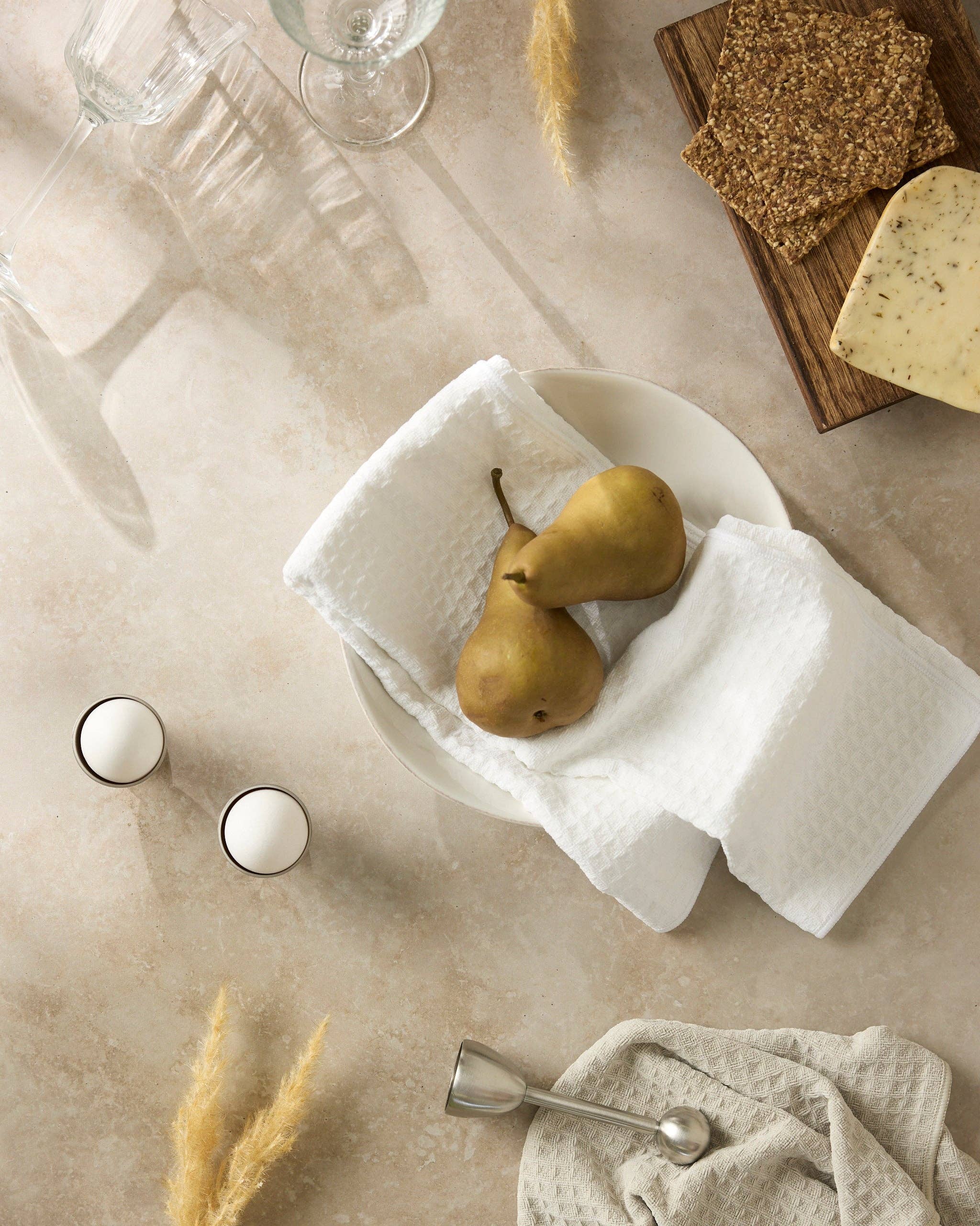 Geometry - Salt Truffle Hand Towel