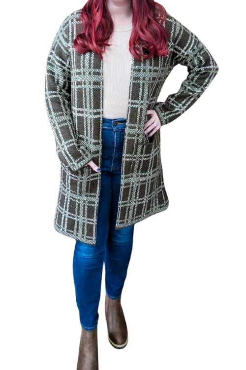 Wales Cardigan 54798-Olive Olive