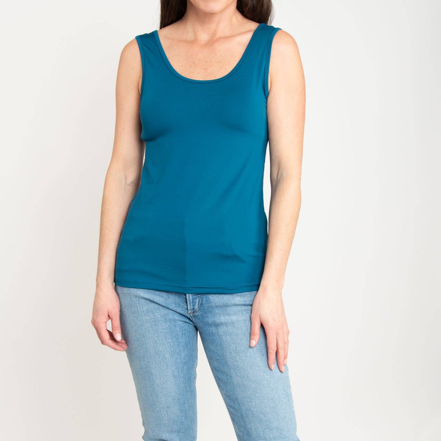 Elsie & Zoey - Audrey Reversible Scoop Neck and V-Neck Stretch Tank Top