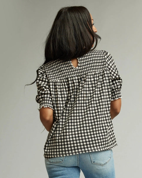 Tessa Gingham Blouse Fall-Winter Downeast