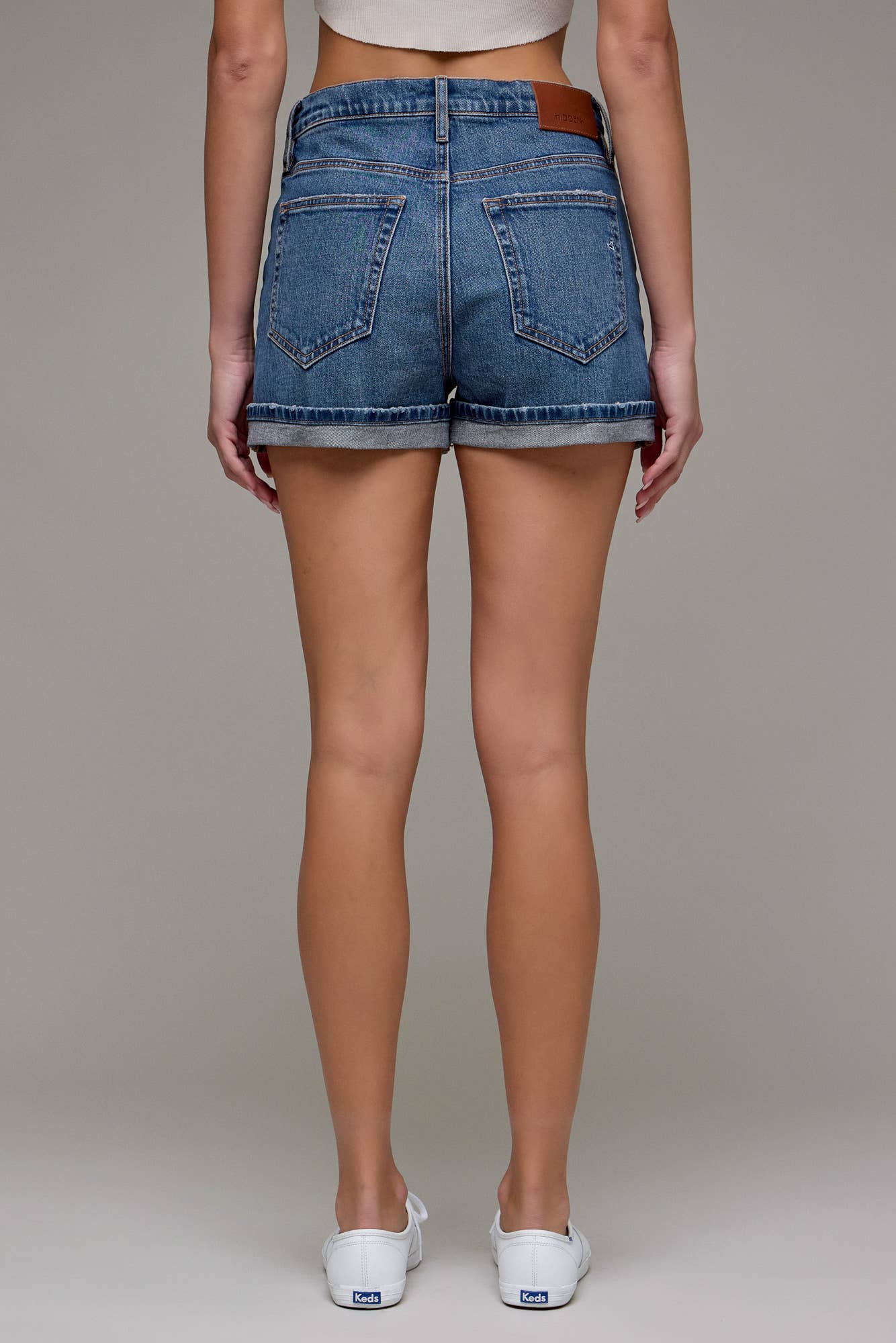 Hidden Jeans - DRAWSTRING DAD SHORT