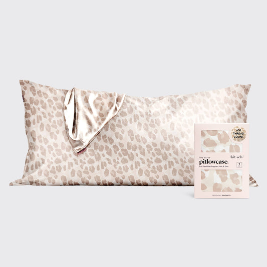 Satin King Pillowcase - Leopard Core KITSCH