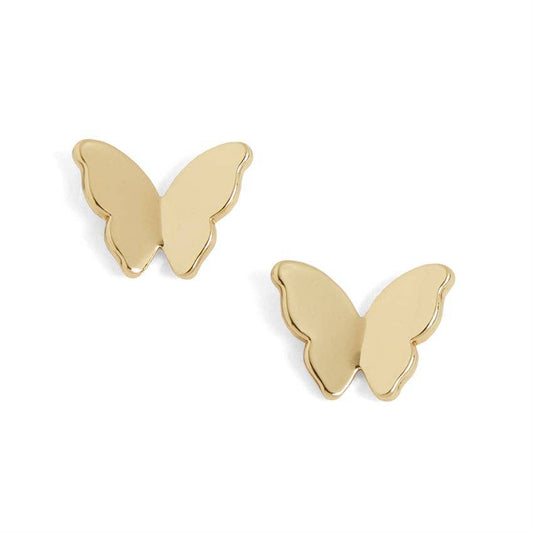 Butterfly Stud Earrings - Gold Whispers