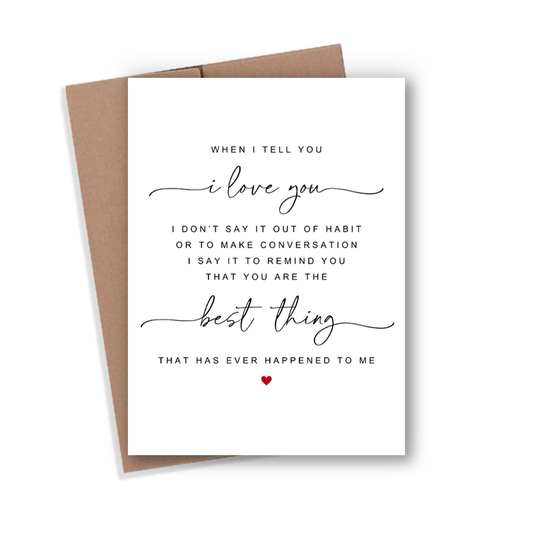 I Love You Card Expression Design Co