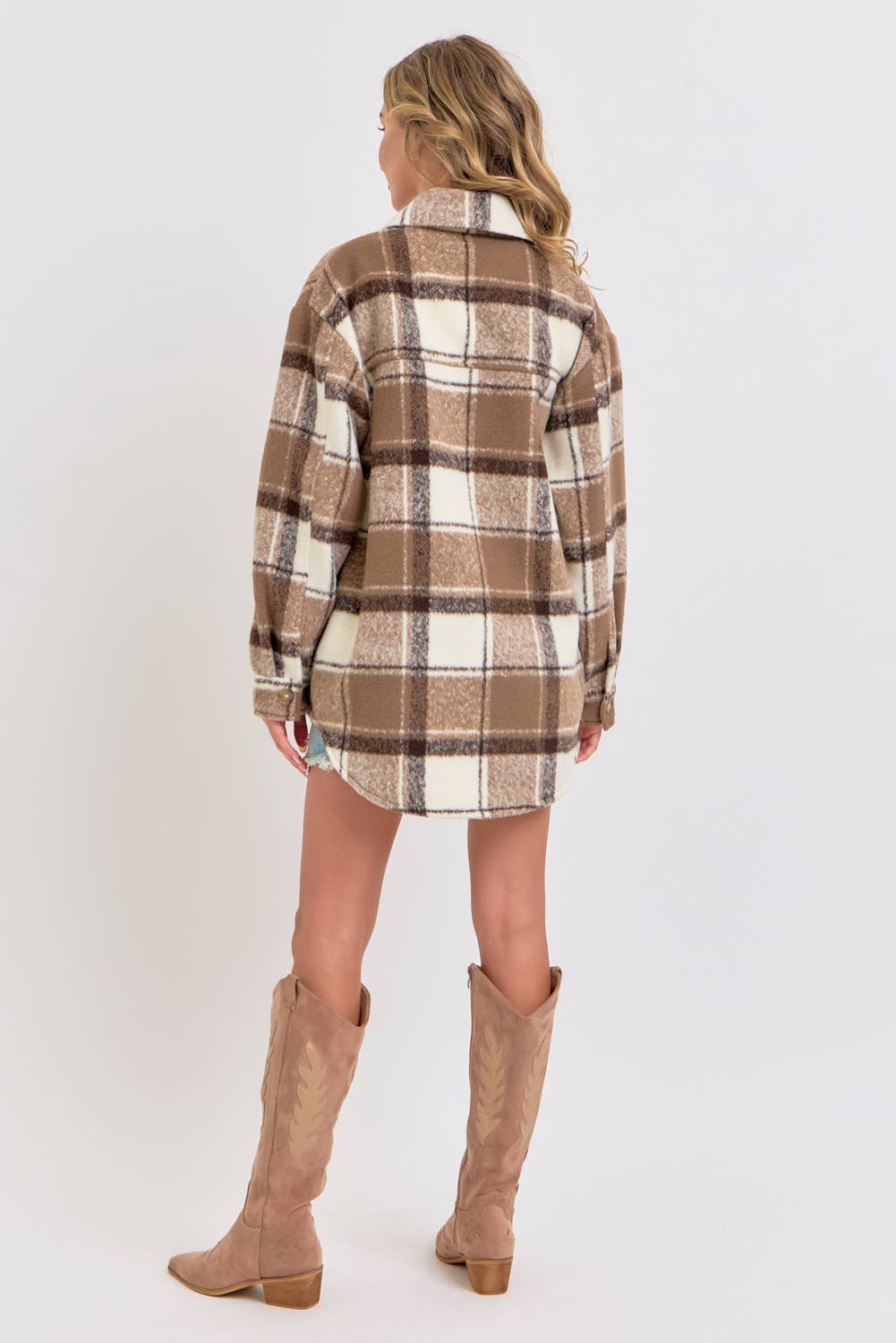 PLAID SHACKET/ JACKET