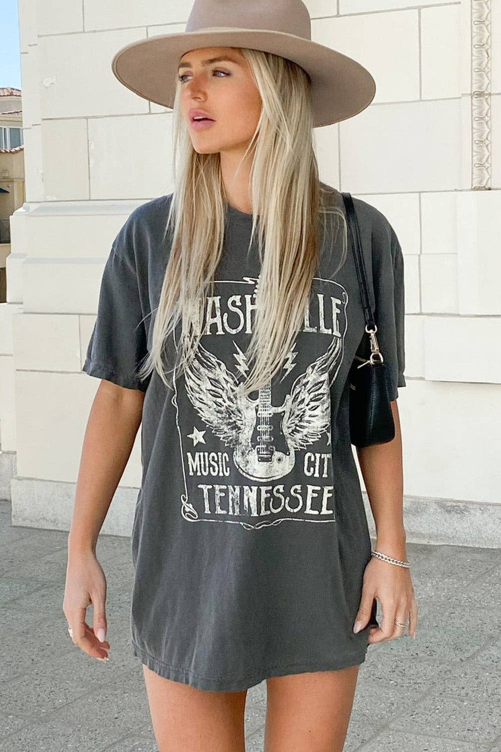 Nashville Tennesee Graphic Oversized T Shirt Spring-Summer Zeal Onyx, L.L.C.