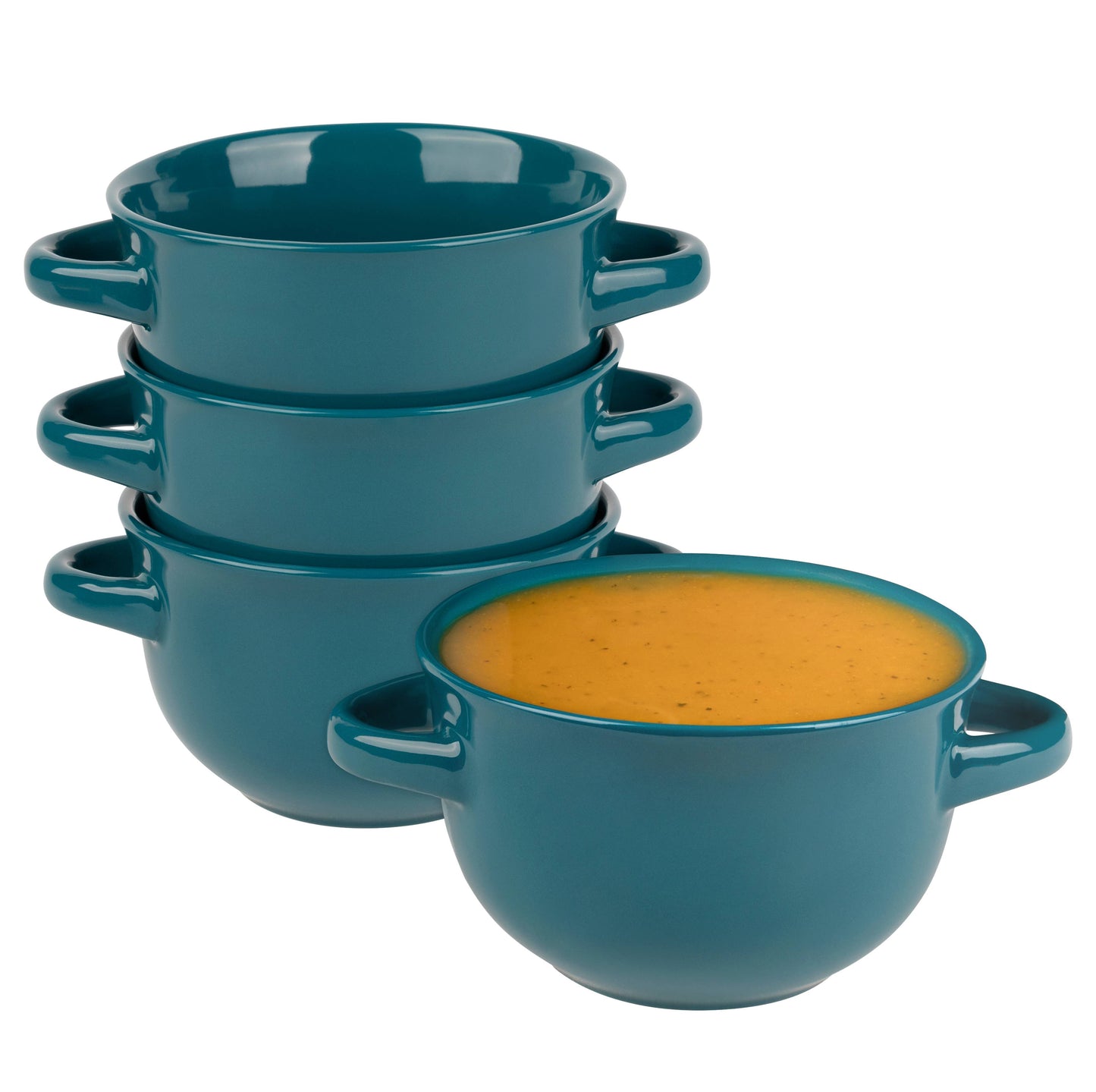 Ceramic Soup Crocks, 18 oz, Set of 4 GIFTS Kook