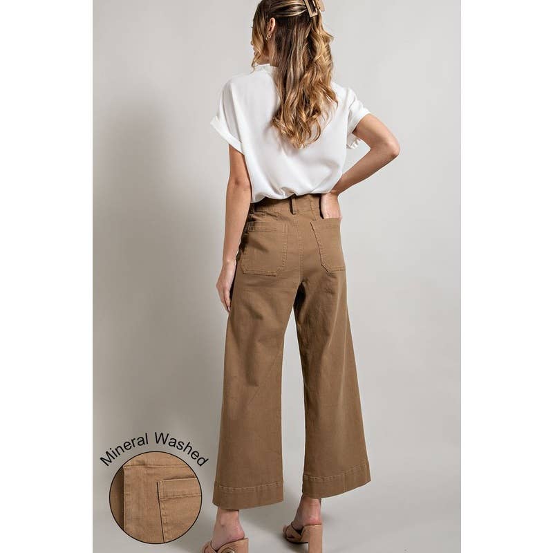 Coco Soft Washed Wide Leg Pants Spring-Summer STYLE USA