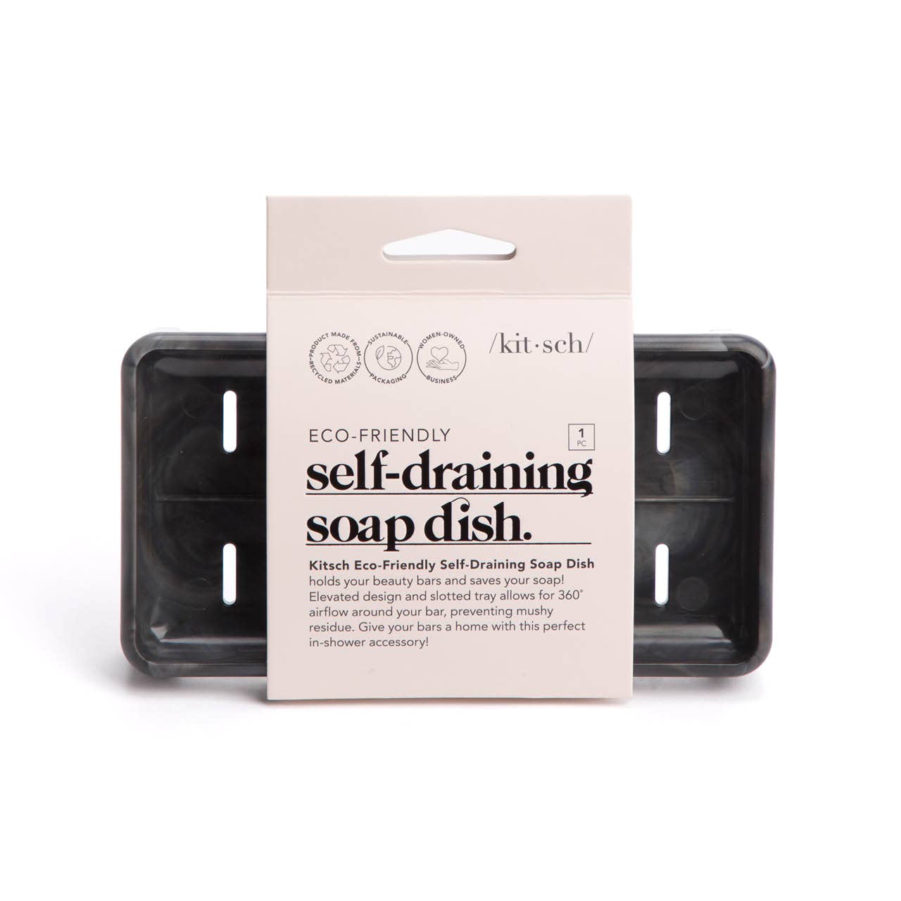 Self-Draining Soap Dish Core KITSCH