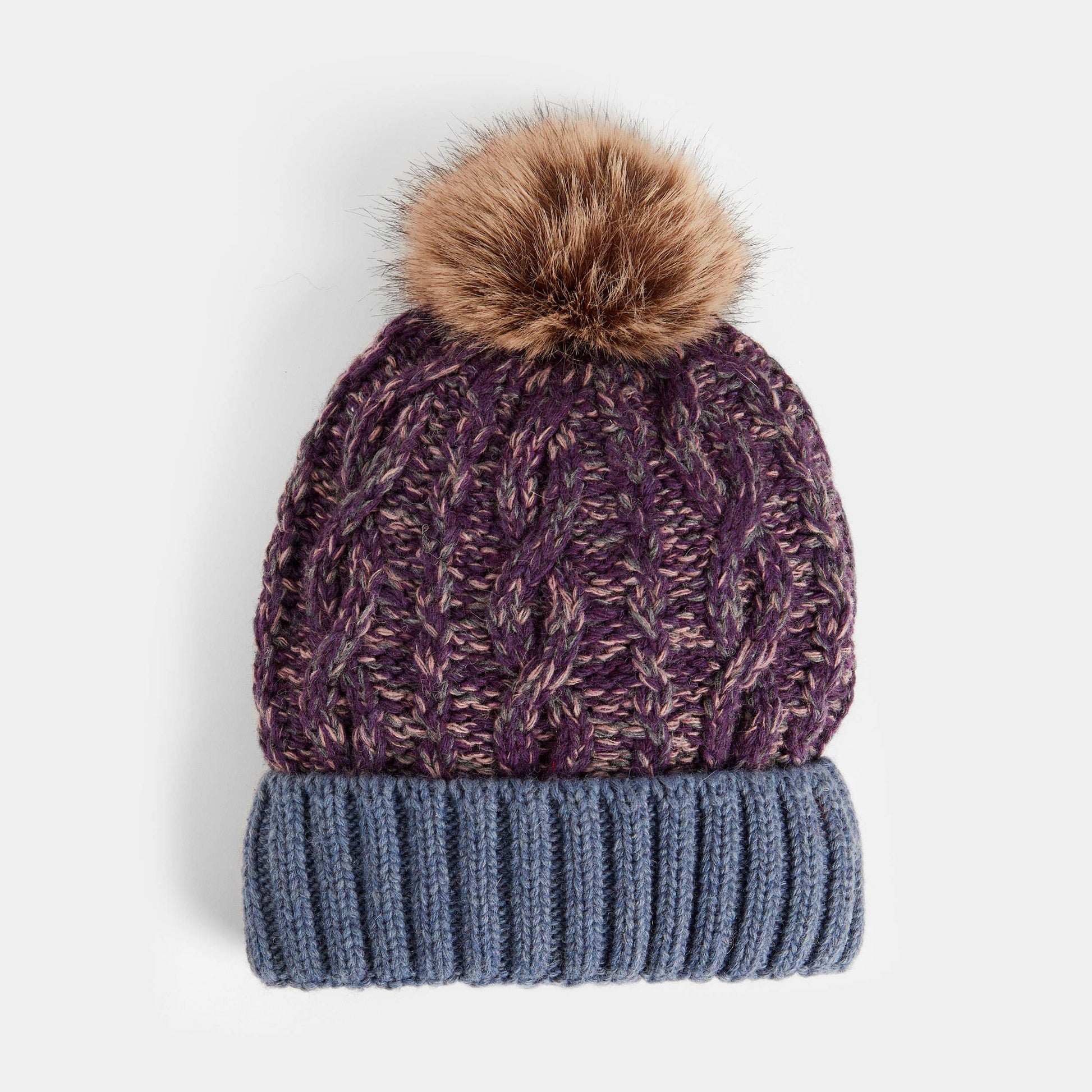 Purple Multi Winter Carnival Hat: One Size Fall-Winter COCO + CARMEN