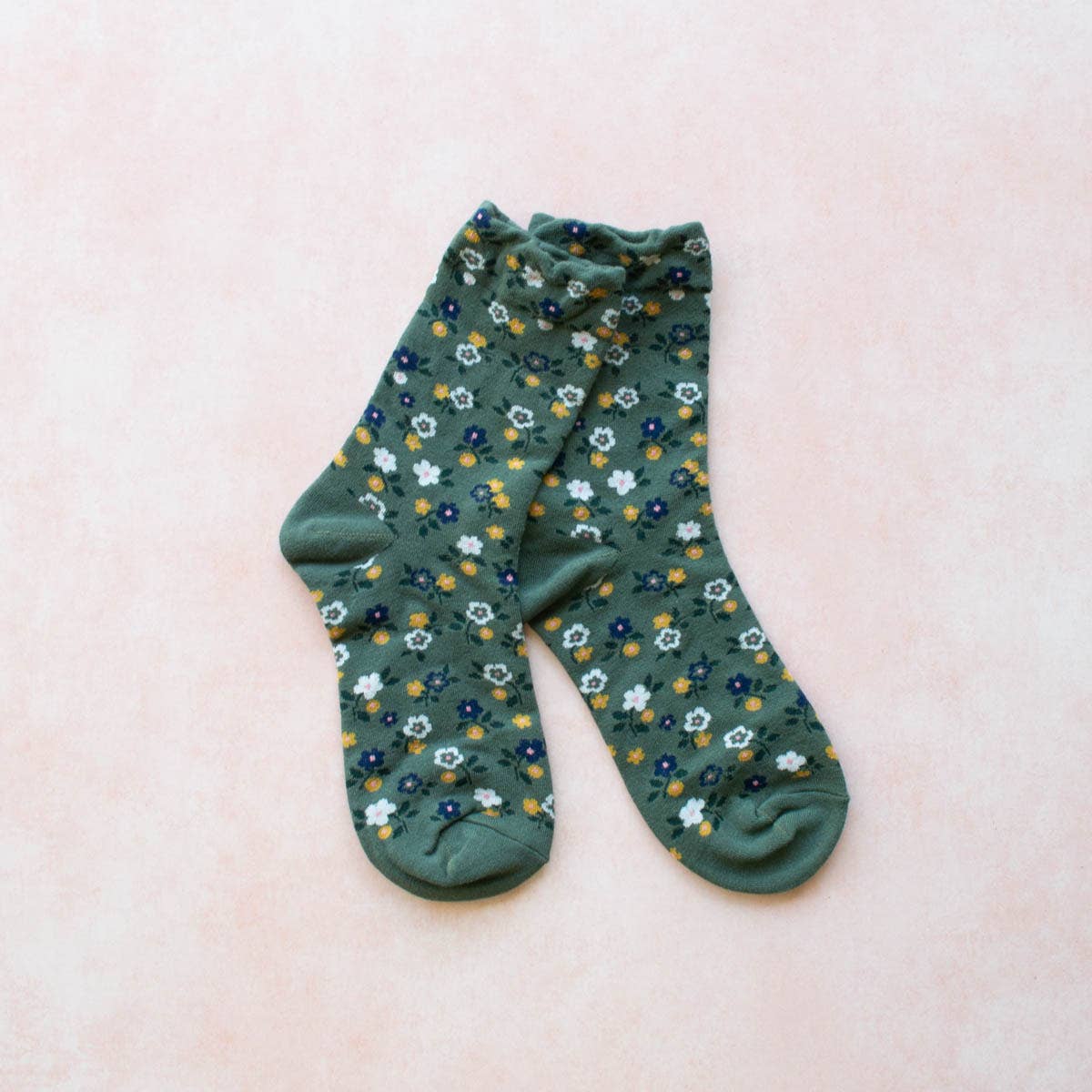 Garden Flower Socks Core Tiepology