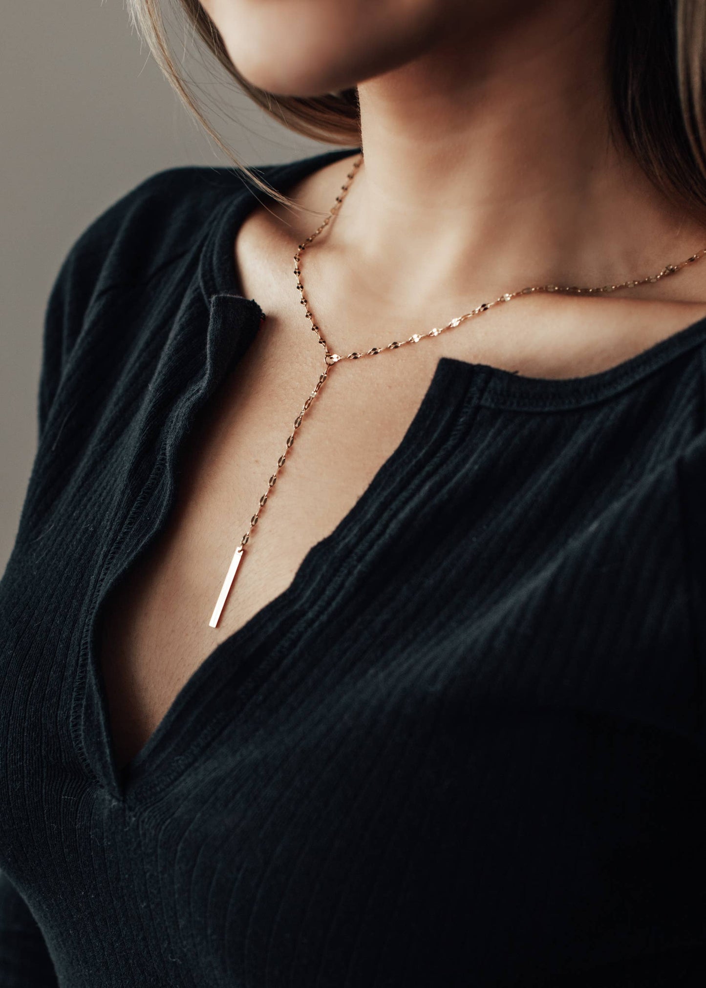 Lariat Necklace Core Panache Apparel Co.