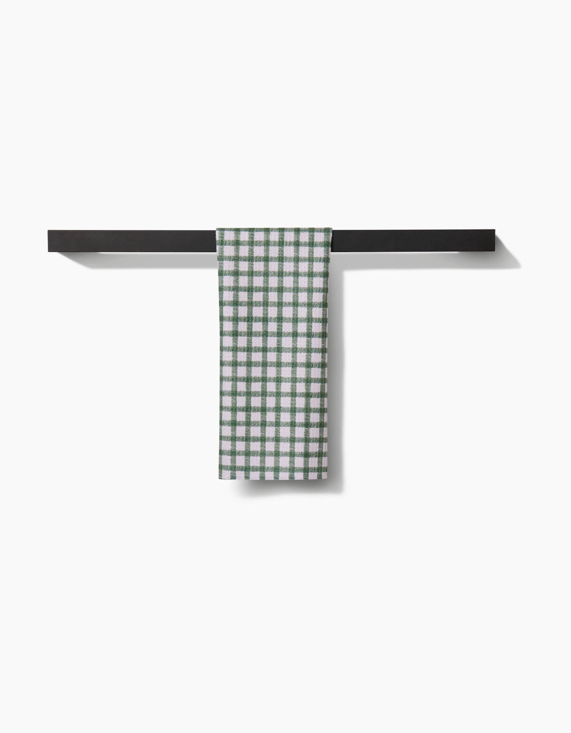 Fireside Plaid Green Bar Towel