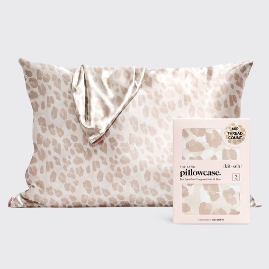 Satin Pillowcase - Leopard Core KITSCH