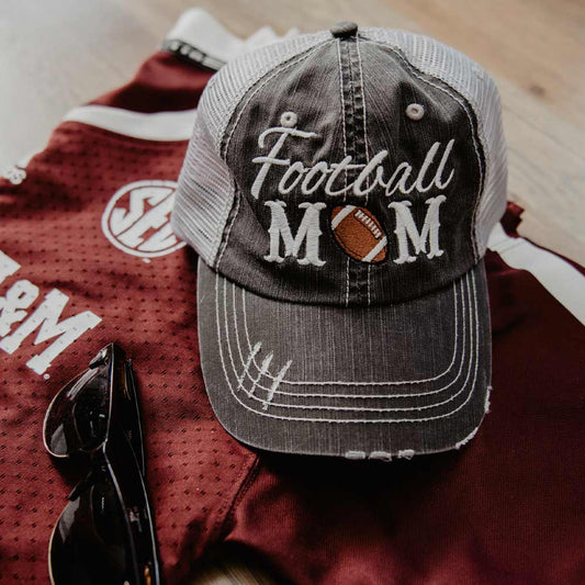 Football Mom Trucker Hats Fall-Winter Katydid