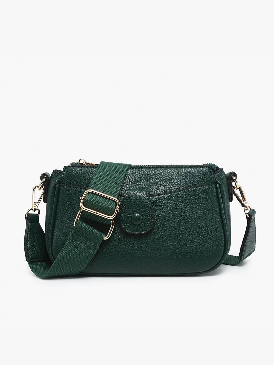 Kallie Snap Front Crossbody w/ Nylon Strap