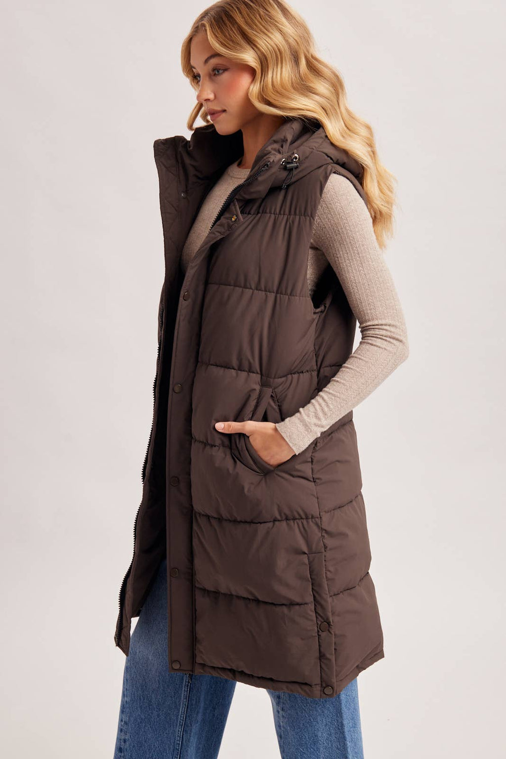QUILTED PUFFER VEST