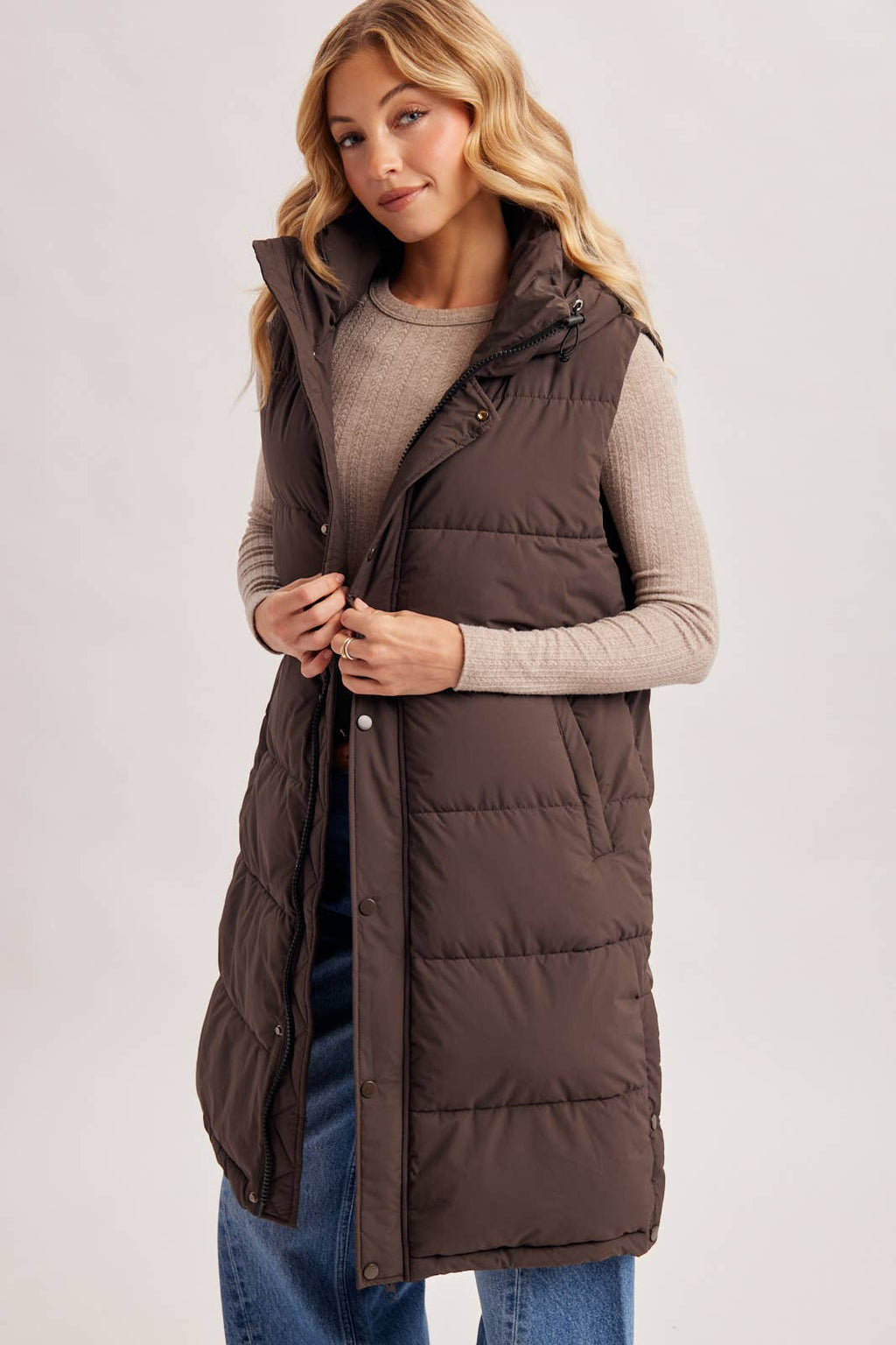 QUILTED PUFFER VEST