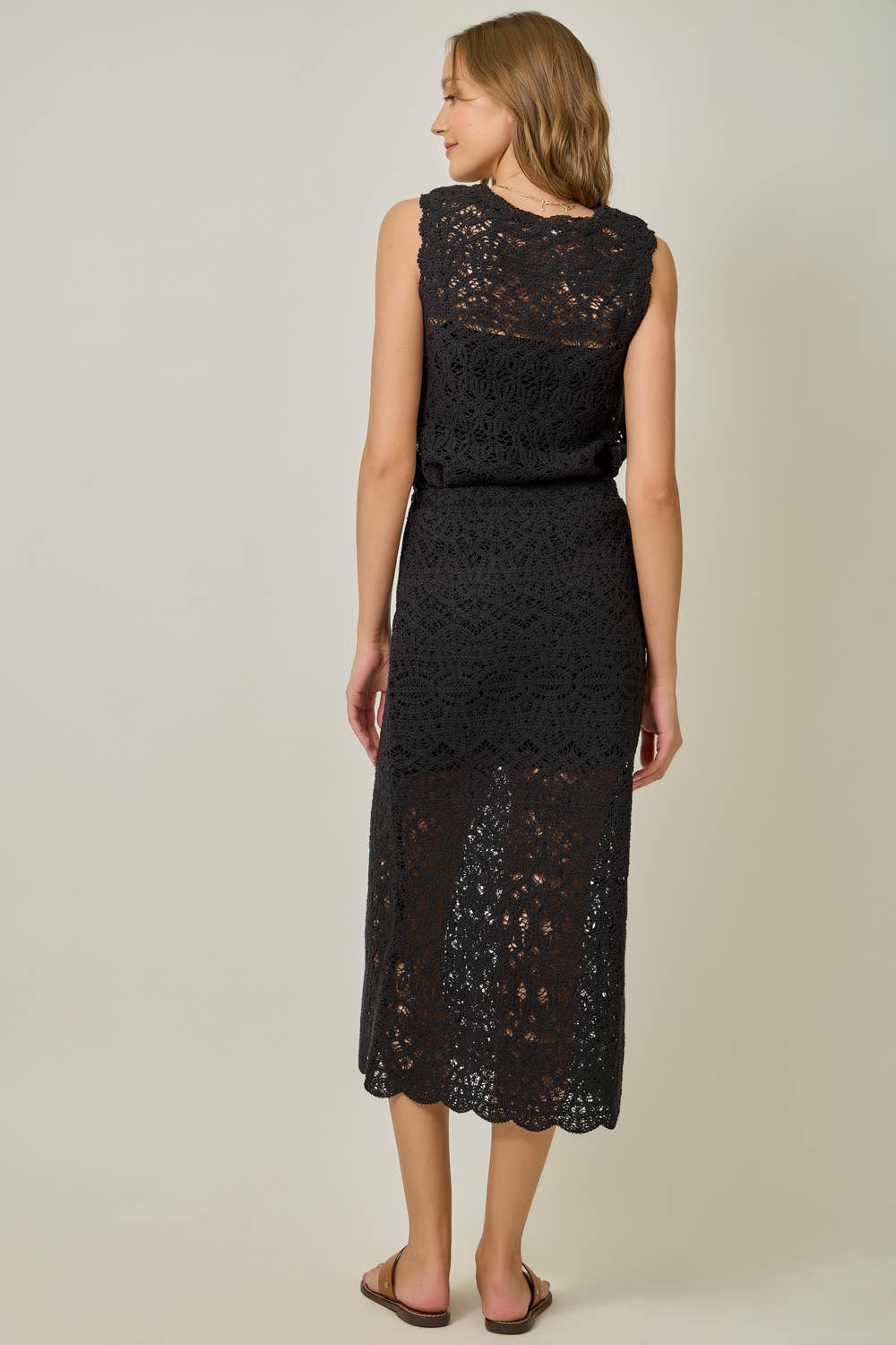 Crochet Scallop Hem Skirt