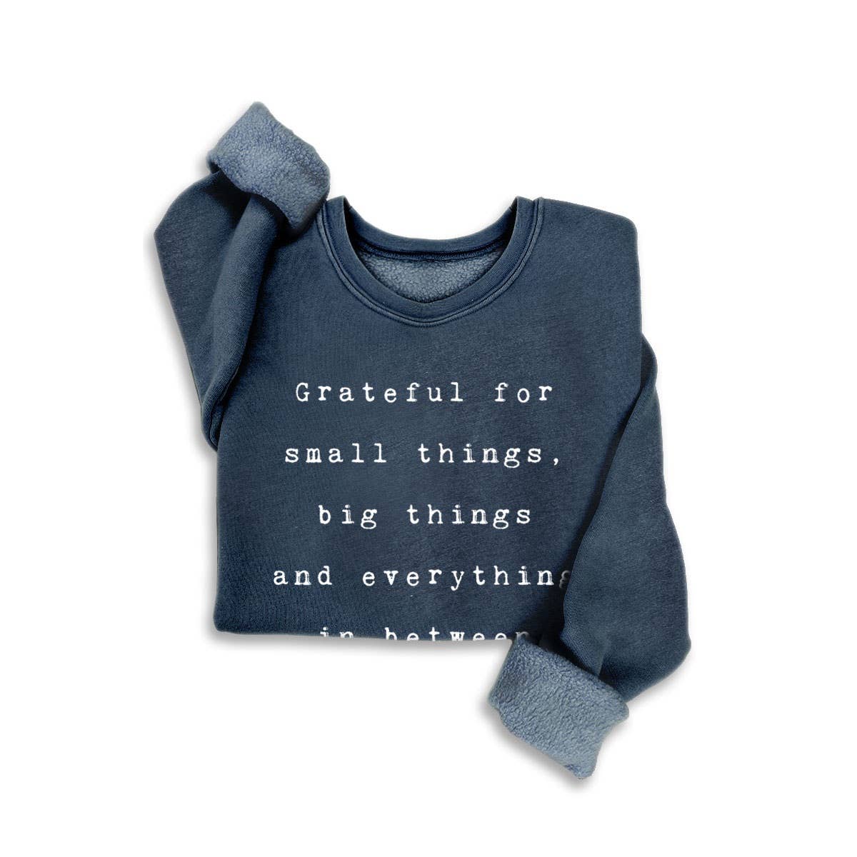 GRATEFUL FOR SMALL THINGS MINERAL SWEATSHIRTS Fall-Winter HRTandLUV