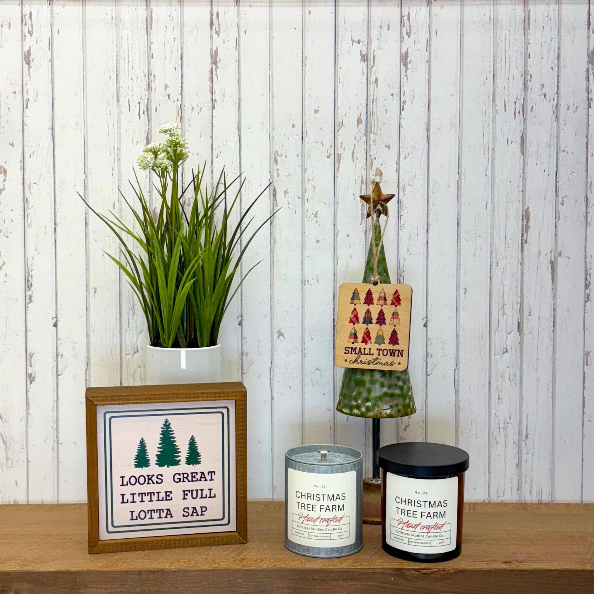Christmas Tree Farm Scented Farmhouse Candles Holiday Decor