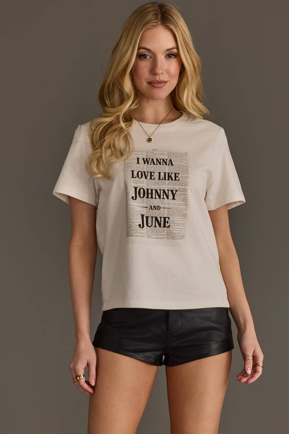 Off White Johnny & June Graphic Tee