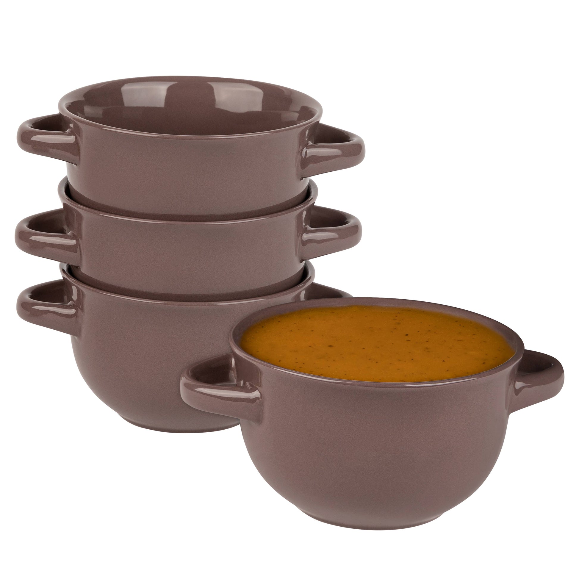 Ceramic Soup Crocks, 18 oz, Set of 4 GIFTS Kook