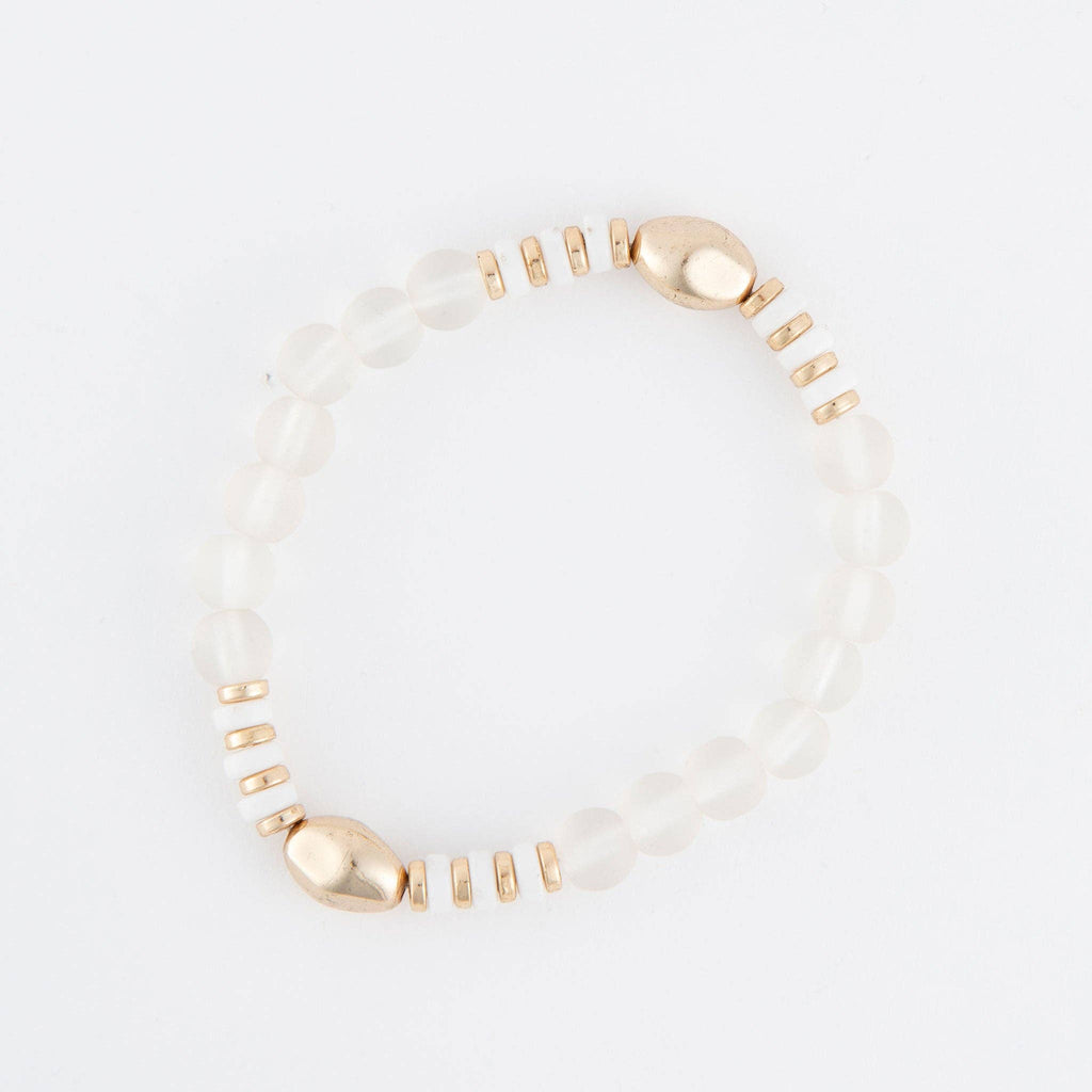 Wooden Bracelets – Aya Bracelet Set | Stackable Earth Tone Beads