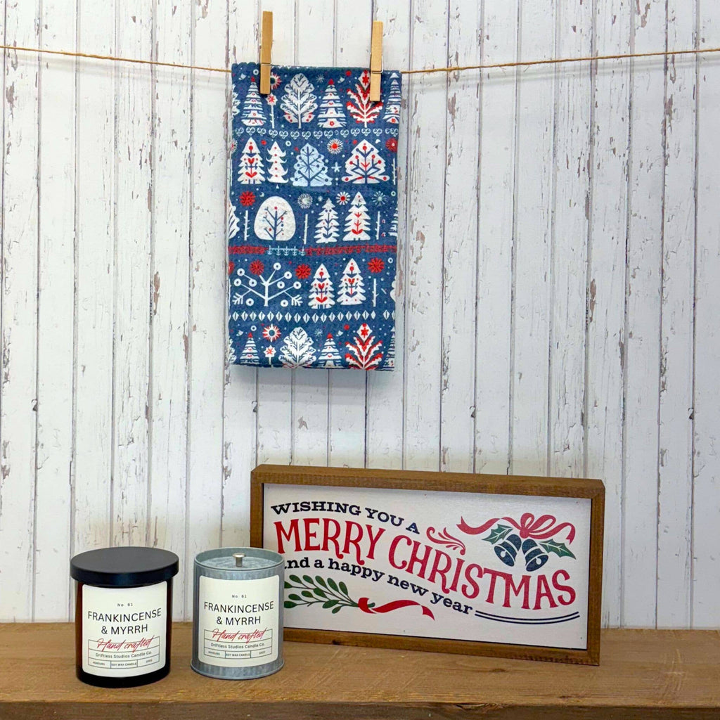 Frankincense & Myrrh Holiday Candles - Christmas Decor