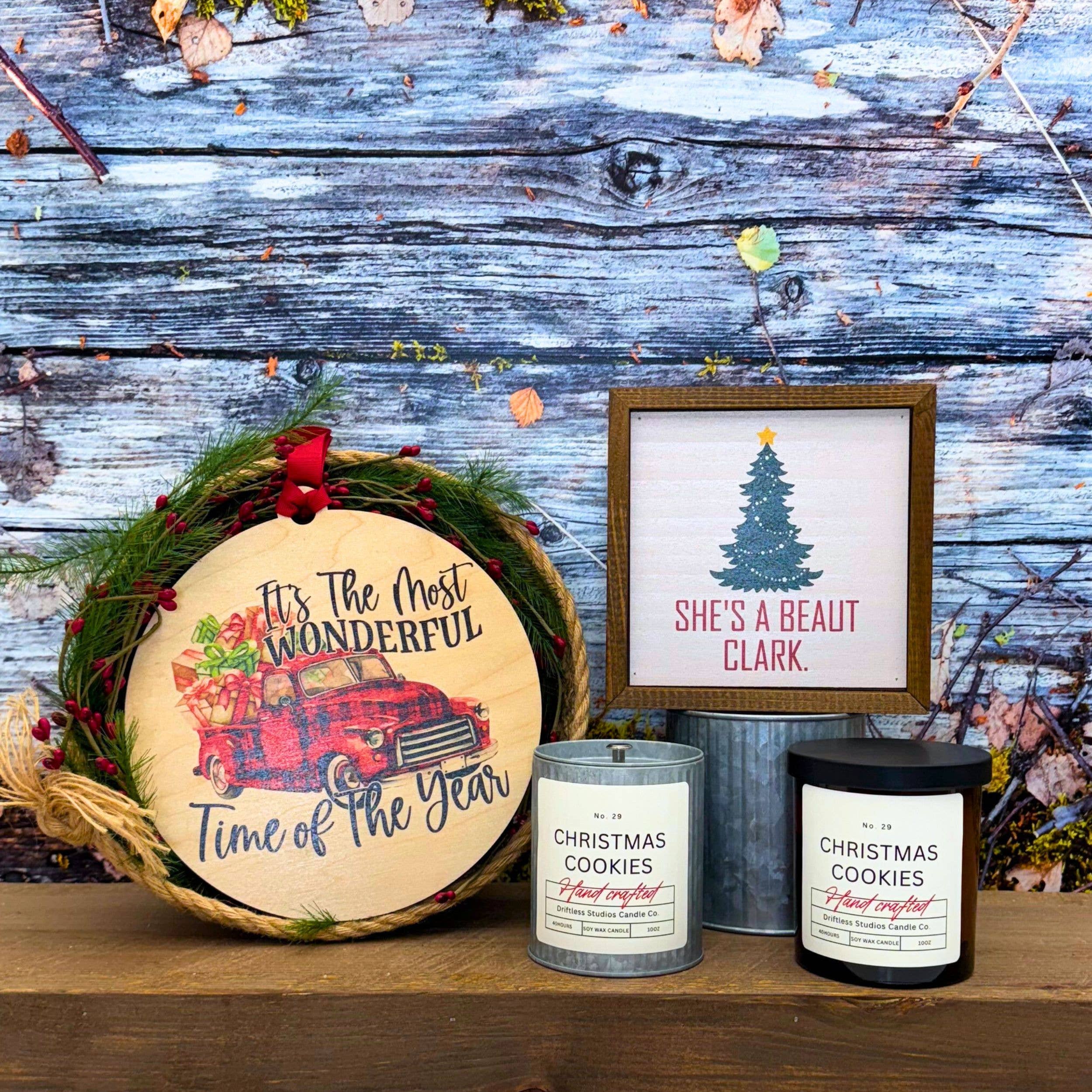 Christmas Cookies Farmhouse Holiday Candle - Christmas Decor