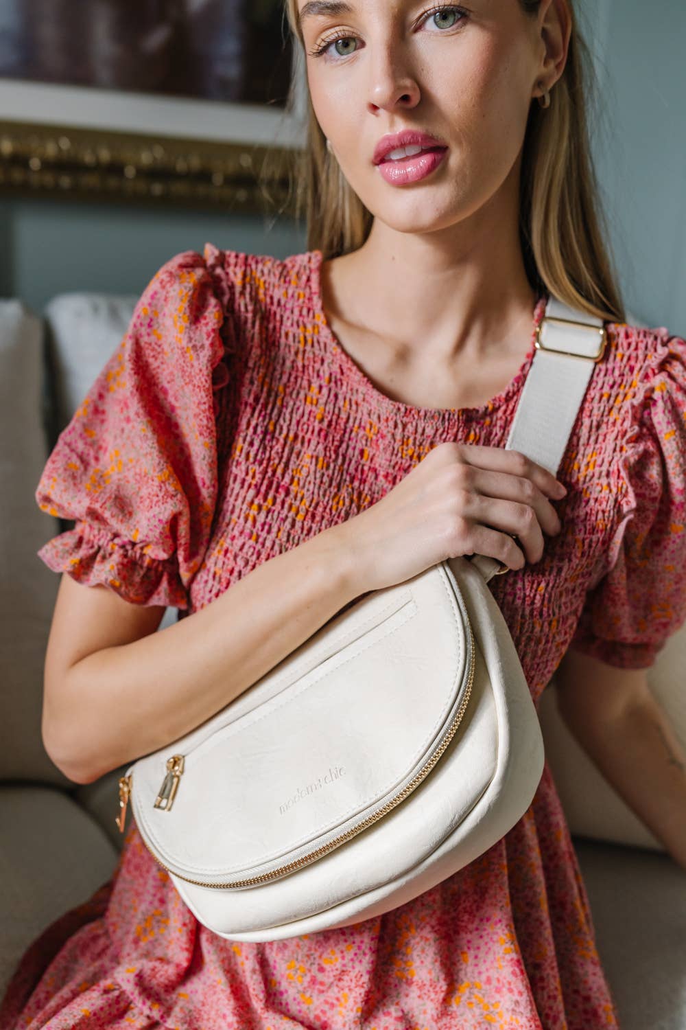 Holly Foldover Satchel Crossbody Belt Bag