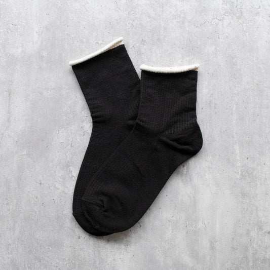 Roll up Basic Casual Socks Fall-Winter Tiepology