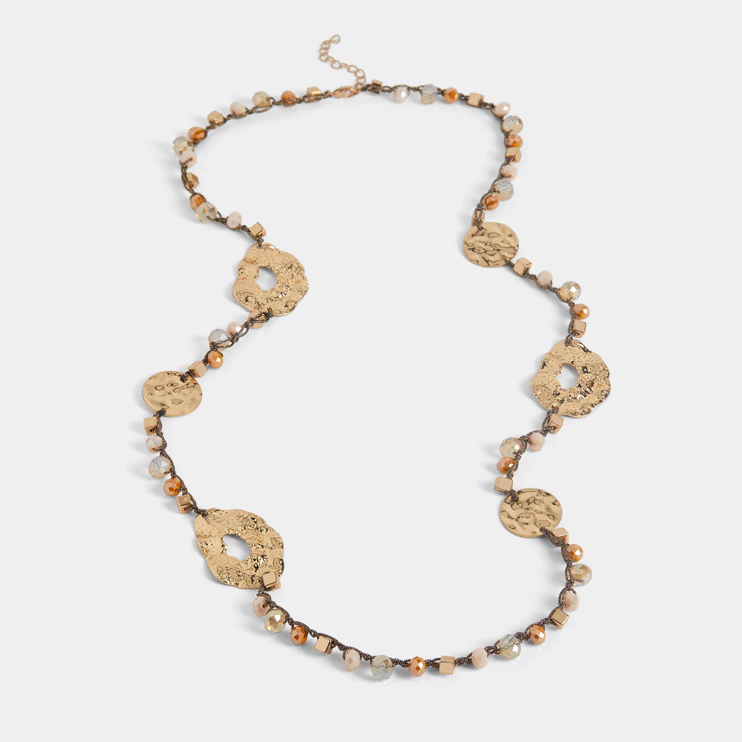 "Ayla Gold Necklace - Beaded Corded Perfect Necklace for any outfit" Fall-Winter COCO + CARMEN