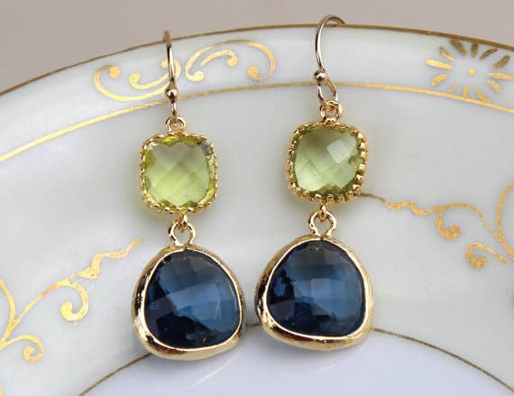 Peridot Green Earrings Spring-Summer Laalee Jewelry