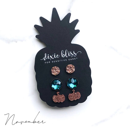 November Earrings  Dixie Bliss