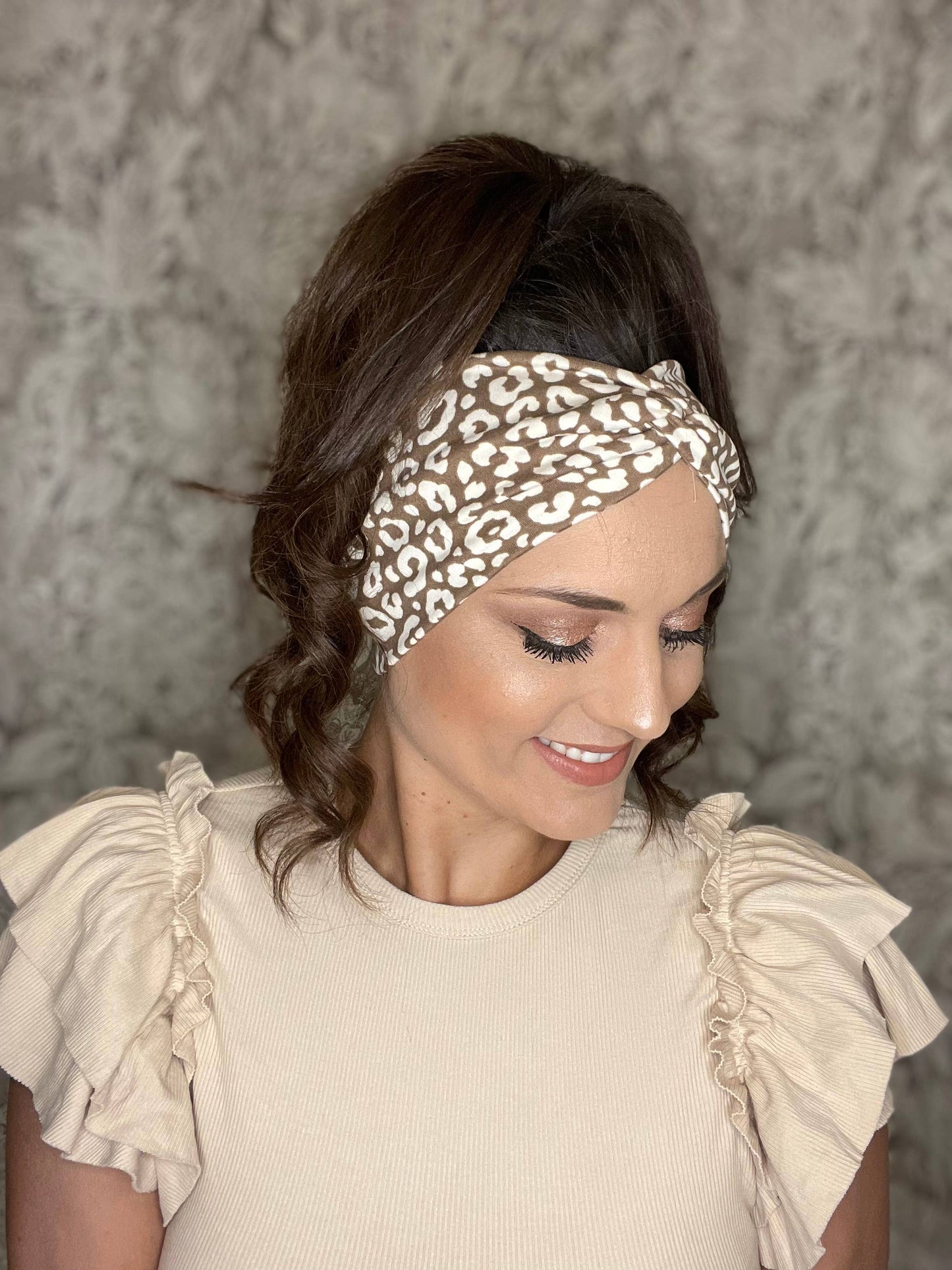 Wide Twisted Headband  PrettyINLeopard